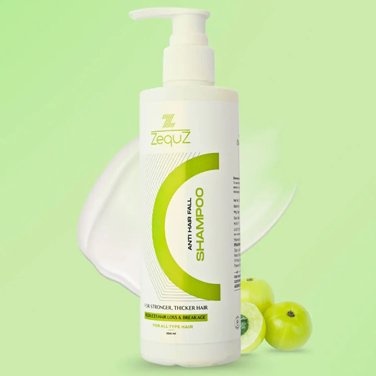 Zequz Anti Hair Fall Shampoo - (1 Pc 250ml) - Zidbik