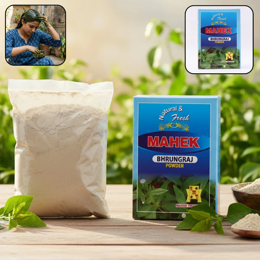 Natural Bhringraj Powder For Traditional Hair Care 80 Gm - Zidbik