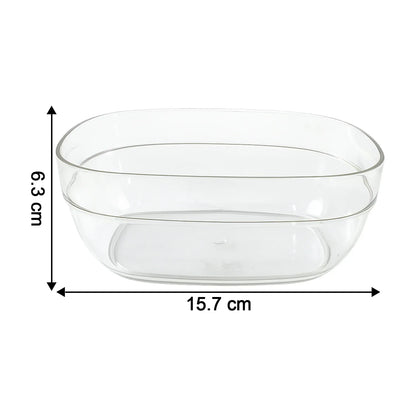 Transparent Multipurpose Serving Bowl Set (4 Pc Set) - Zidbik