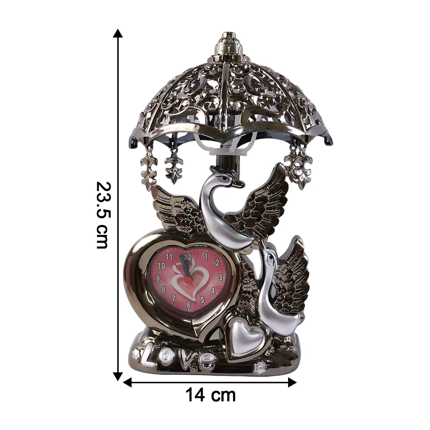 Decorative Swan Couple Table Lamp (1 Pc) - Zidbik