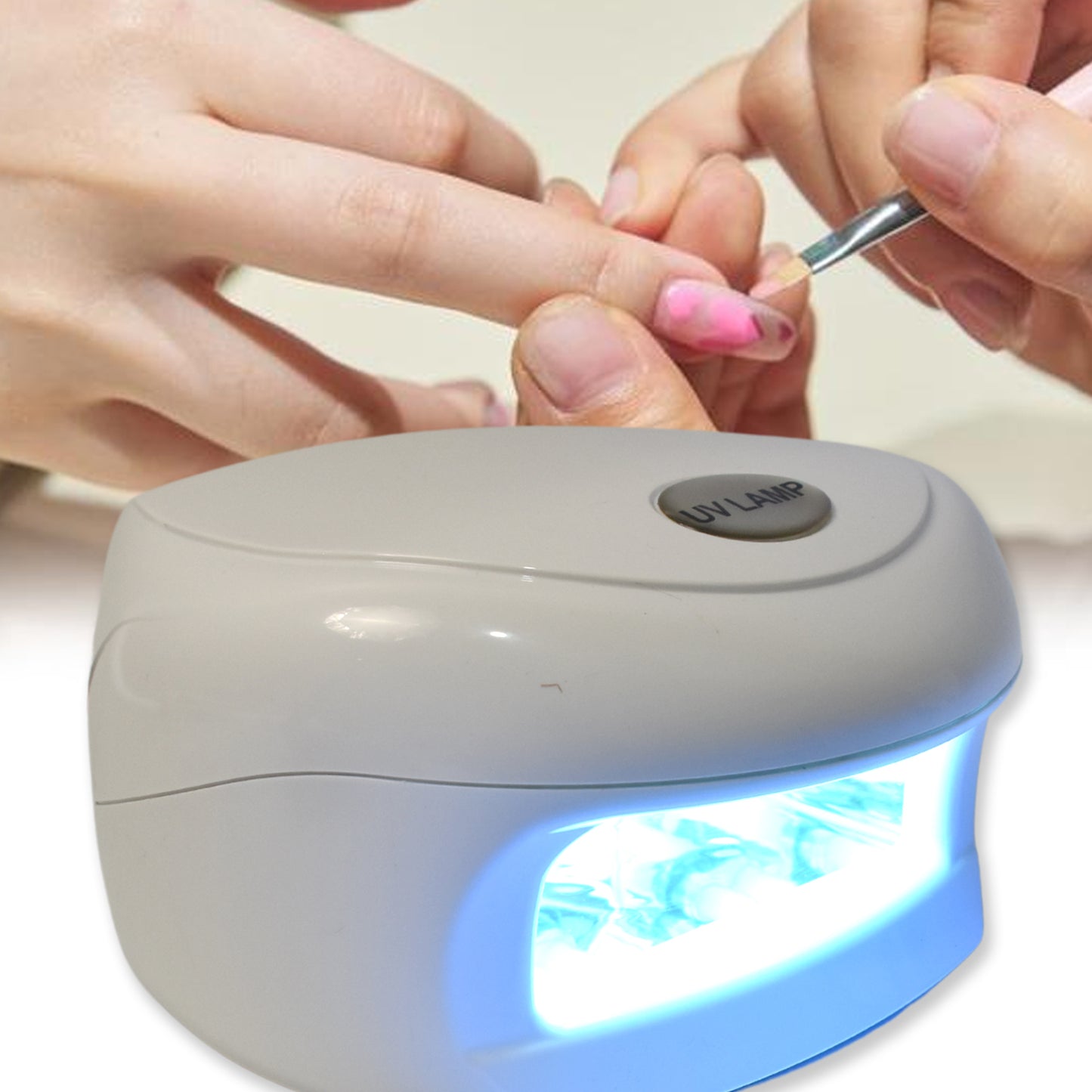 18w Led Uv Lamp Nail Dryer Gel Nail Lamp Nail Polish Curing Lamp (1 Pc) - Zidbik