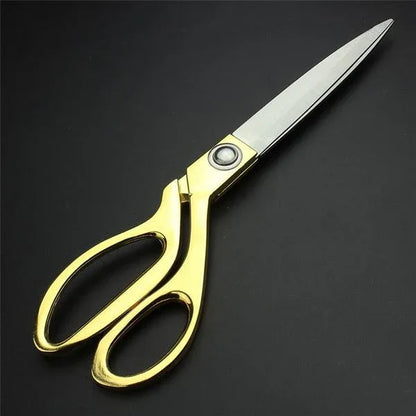0560 Gold Plated Professional Cloth Cutting Scissor - Zidbik