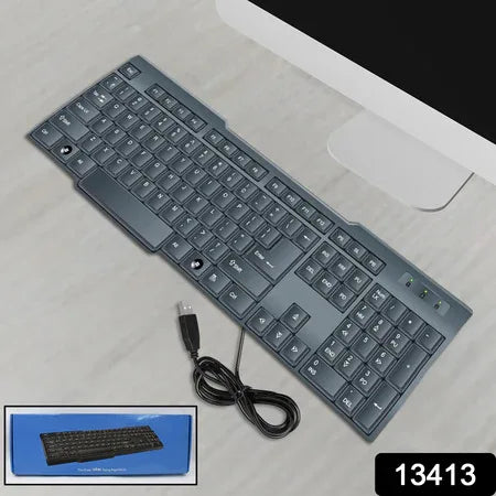 Wired Usb Keyboard 104 Keys (1 Pc) - Zidbik