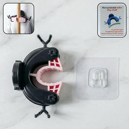 Powerful Antler Style Wall Mounted Mop Broom Holder (1 Pc) - Zidbik