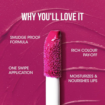 Og Beauty Petal Pink Moisture Lock Liquid Lipstick (4.5 Ml 1 Pc) - Zidbik