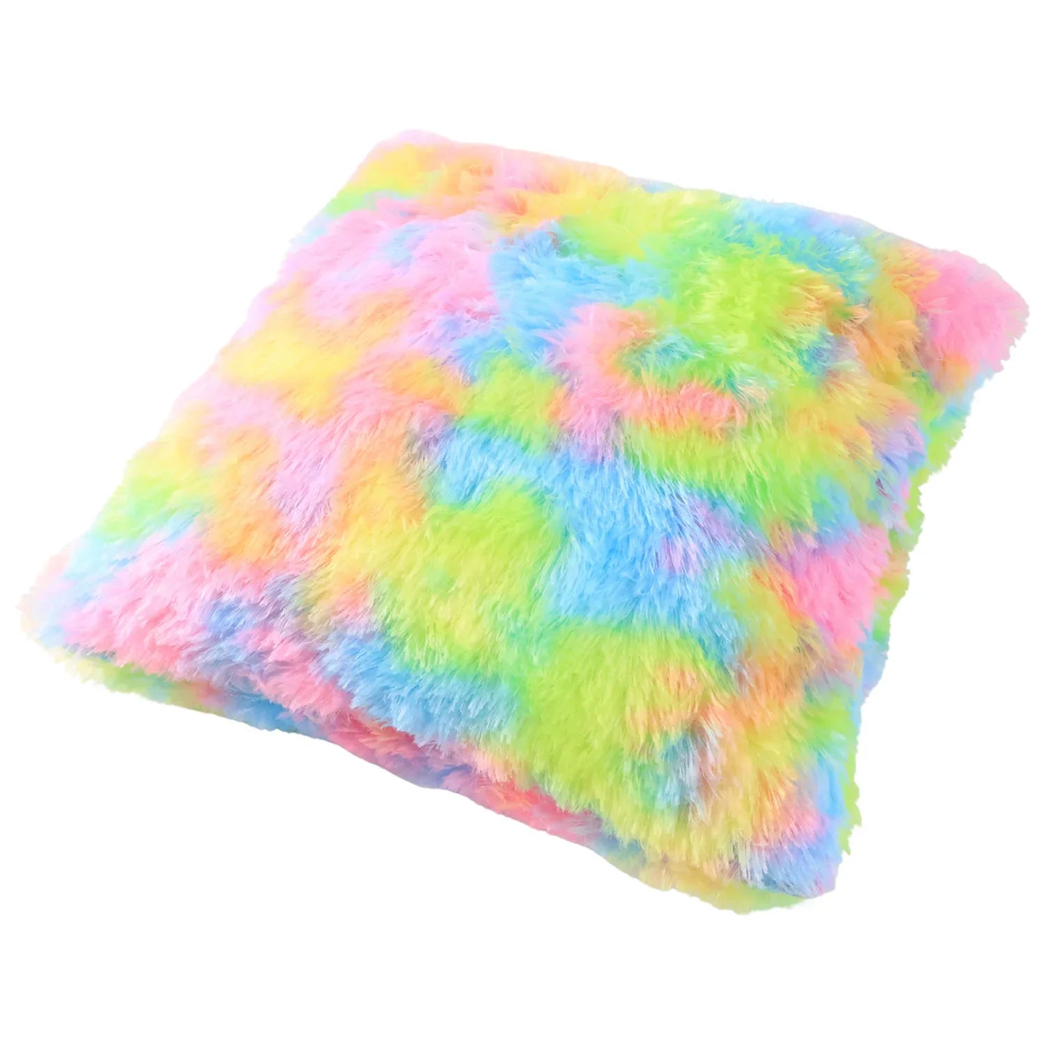 Soft Plush Multicolor Rainbow Cushion Pillow (1 Pc) - Zidbik
