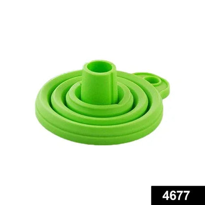 4677 Silicone Funnel For Kitchen Use Oil Pouring Sauce Water Juice - Zidbik