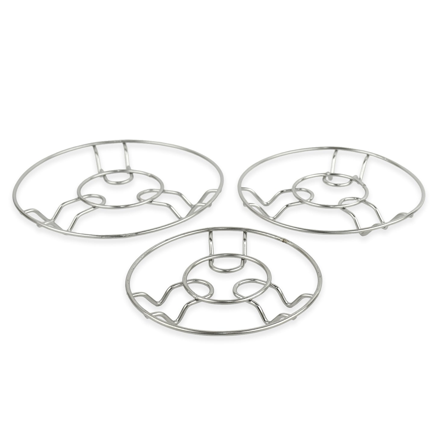 Apex Stainless Steel Wire Hotmate Trivet Stand Set Of 3 - Zidbik