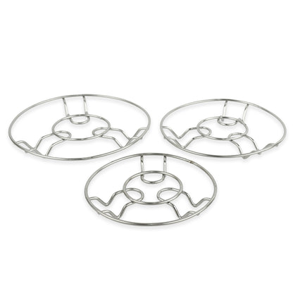 Apex Stainless Steel Wire Hotmate Trivet Stand Set Of 3 - Zidbik