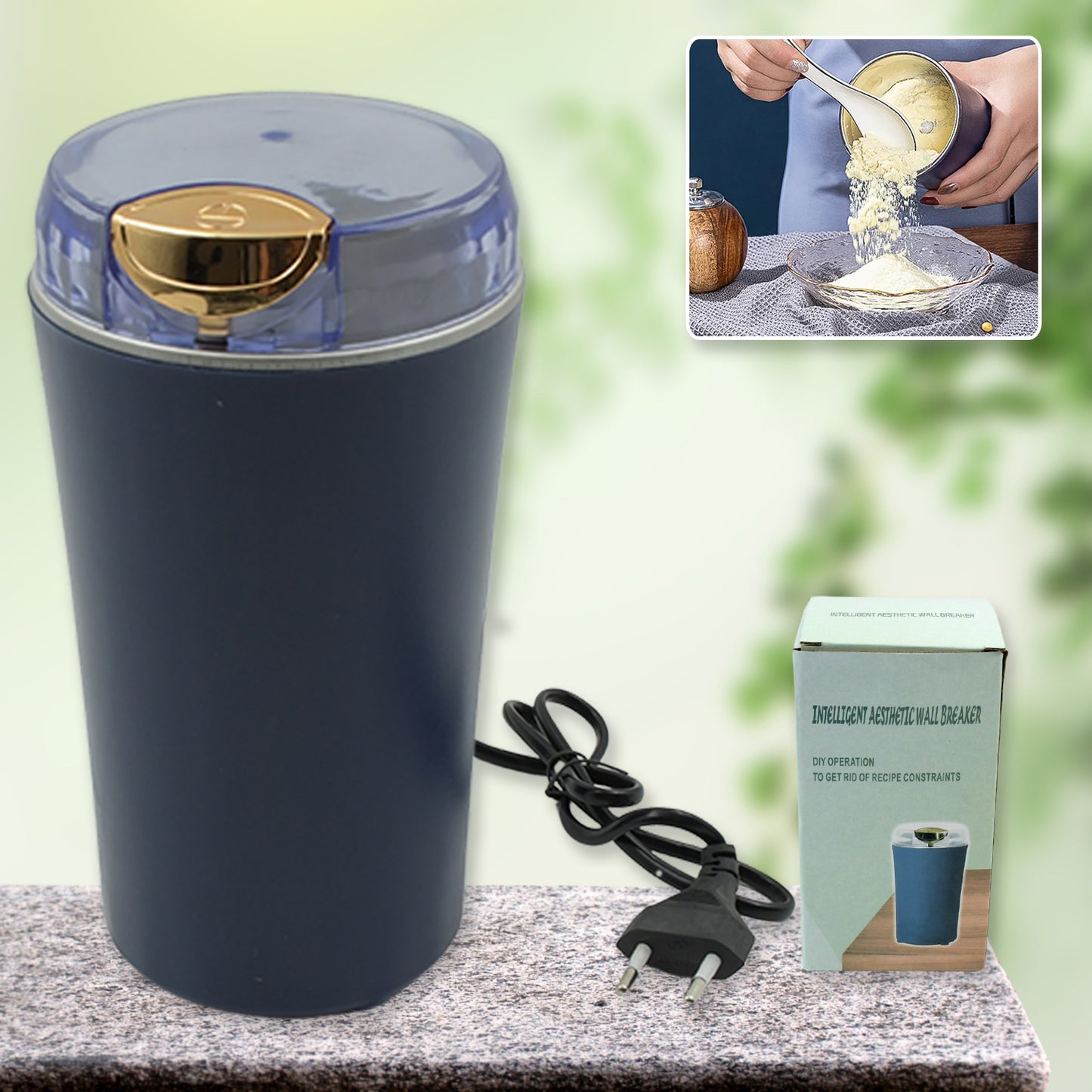 5324 Mini Mixer Small Blander Power Full Mini Grinder Electric Coffee Bean Grinder Grinder Machine Portable Grinder For Home And Office. - Zidbik