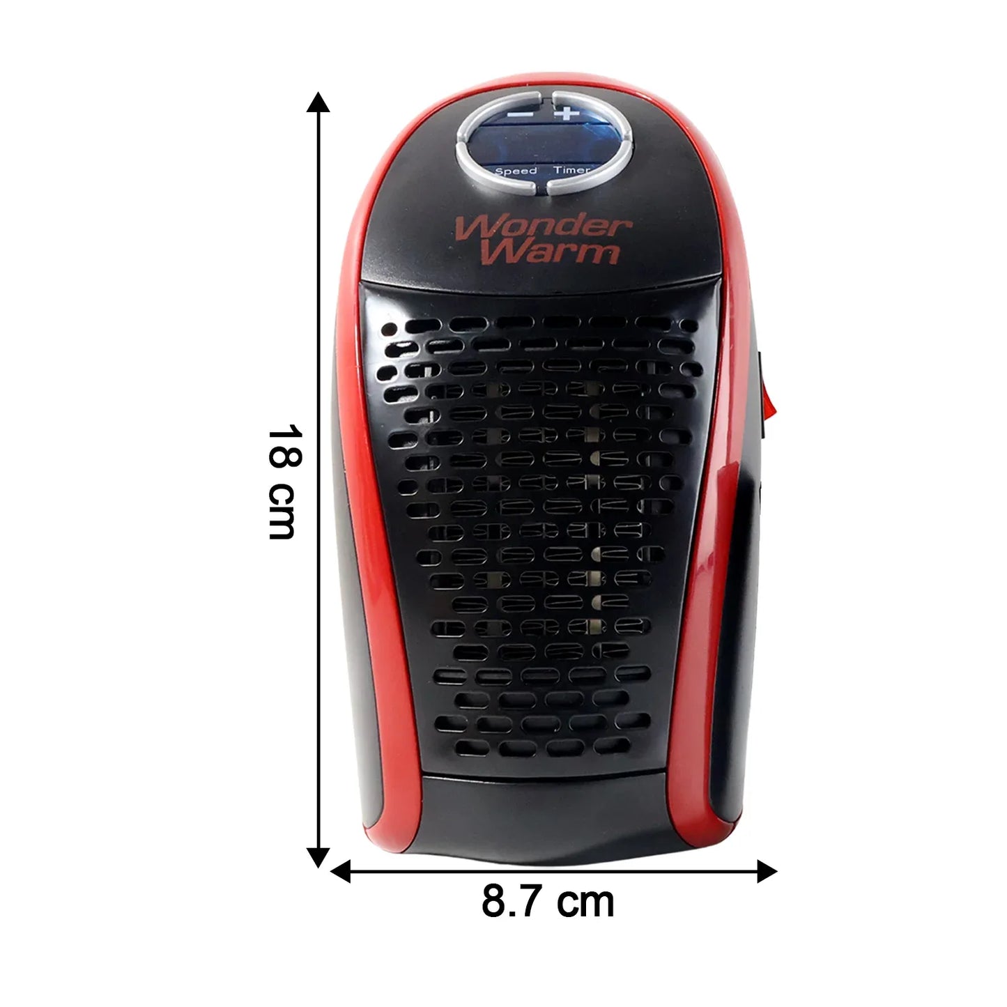 Wonder Warm 400w Wall Plug Room Heater With Remote Control (1 Pc) - Zidbik