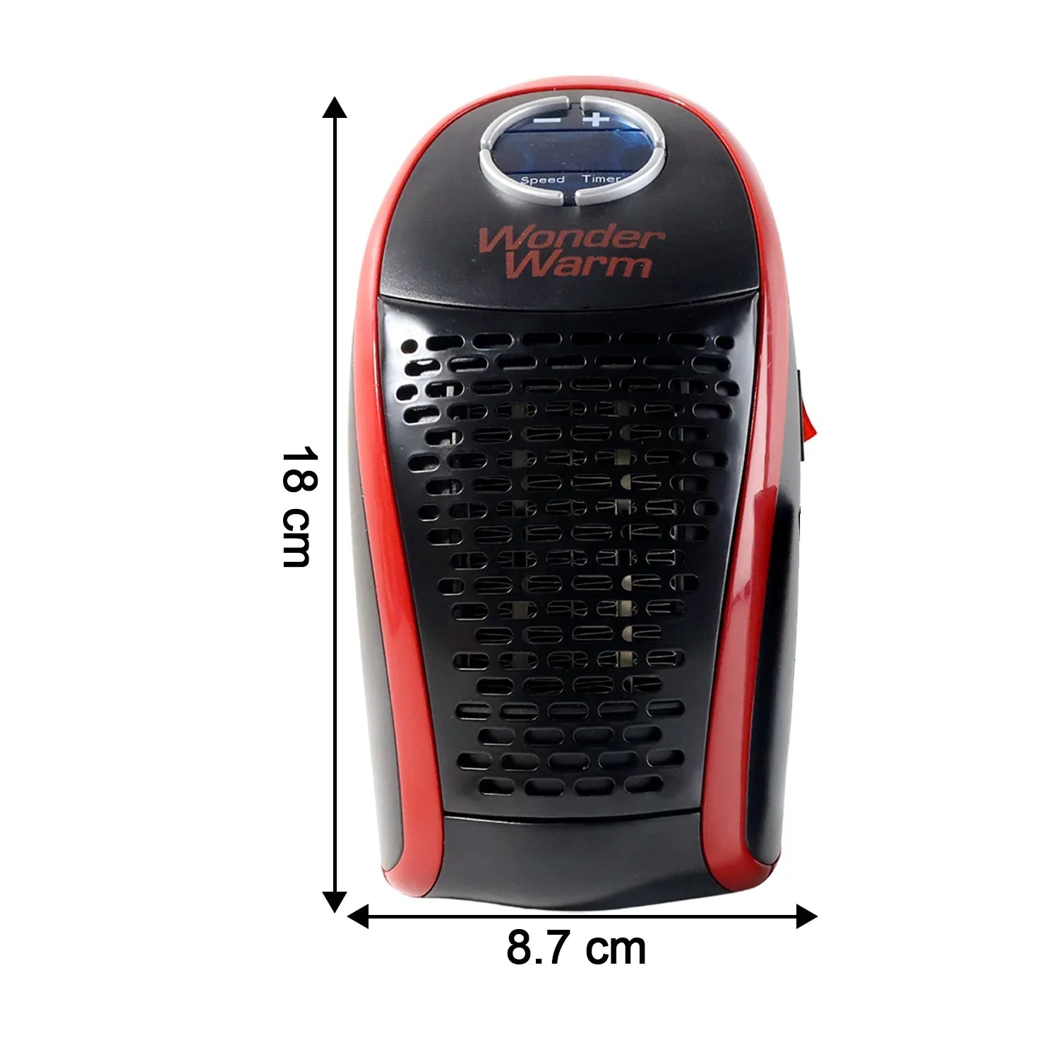 Wonder Warm 400w Wall Plug Room Heater With Remote Control (1 Pc) - Zidbik