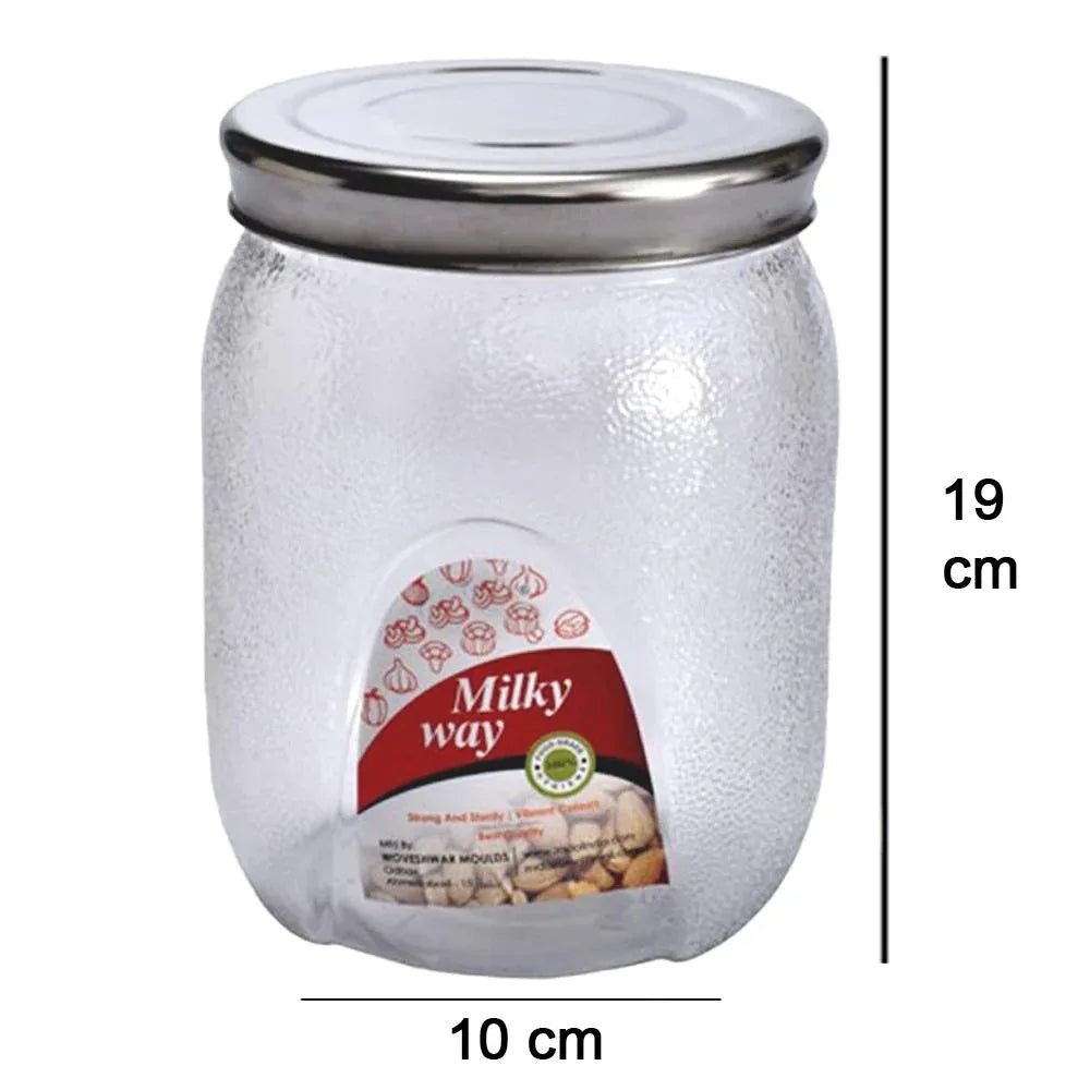3677 Mason Jar With Airtight Lids (2000 Ml) - Zidbik