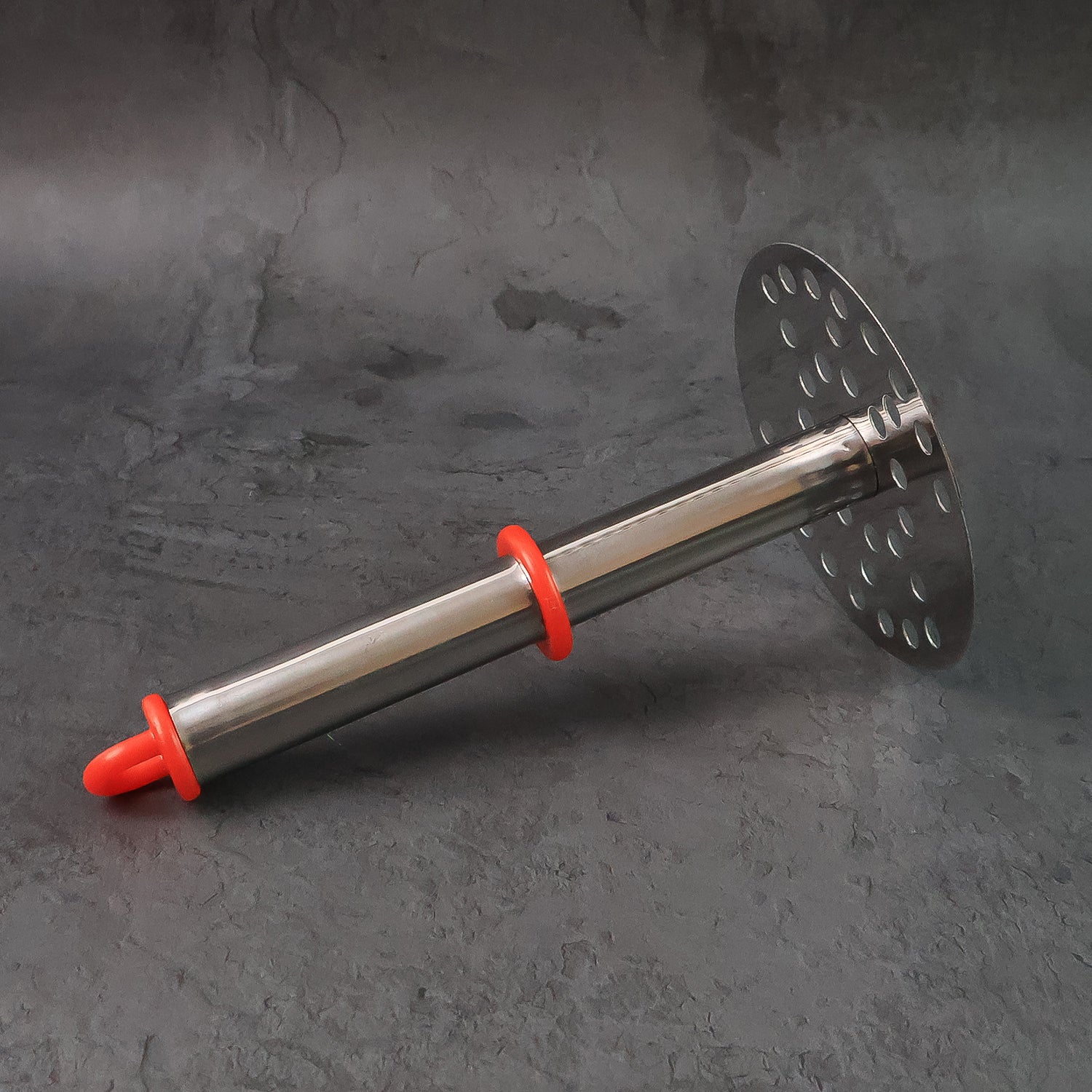 Stainless Steel Potato Masher With Ergonomic Handle (17cm  1 Pc) - Zidbik