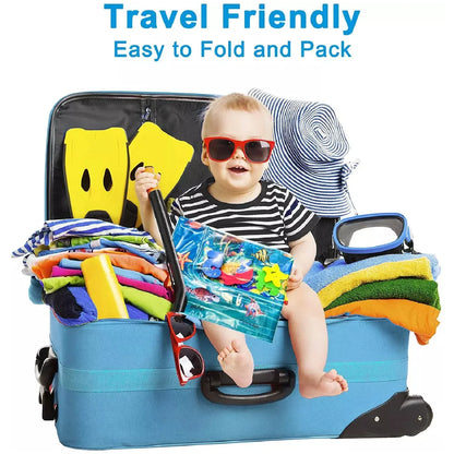 8090 Baby Water Mat Inflatable Baby Play Mat Activity Center For Infant Baby Toys 3 To 15 Months Baby Gifts For Boys Girls(Assorted Design) - Zidbik