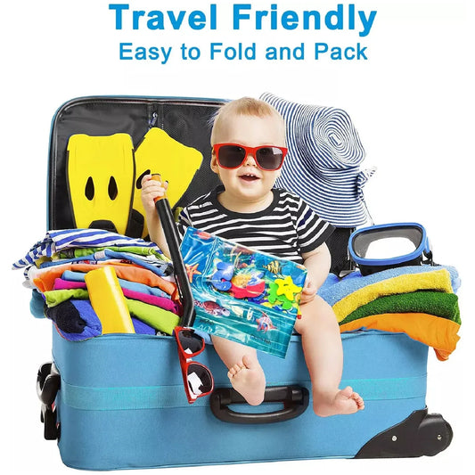 8090 Baby Water Mat Inflatable Baby Play Mat Activity Center For Infant Baby Toys 3 To 15 Months Baby Gifts For Boys Girls(Assorted Design) - Zidbik