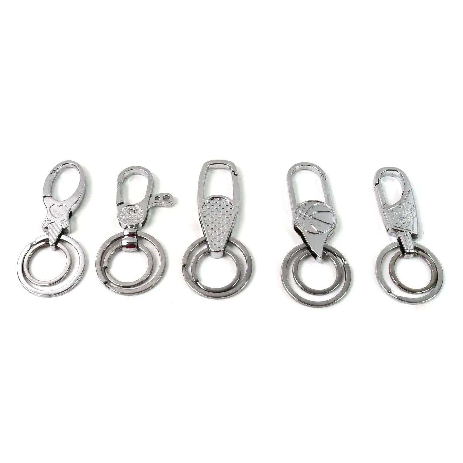 Heavy Duty Key Holder Keychain Key Chain (1 Pc Mix Design) - Zidbik