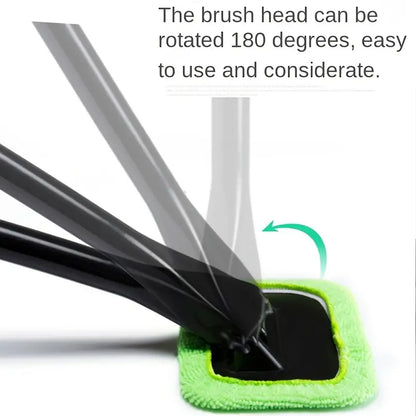 Windshield Clean Car Glass Cleaner Wiper With 1 Extra Microfiber Cloth (1 Pc  38 Cm Long) - Zidbik