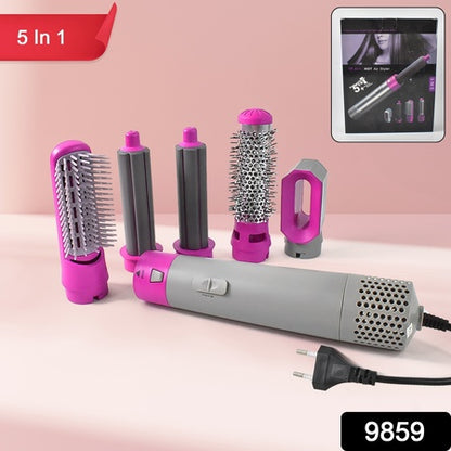 5 In 1 Hair Dryer Brush Multifunctional Hot Air Styler Hair Tools - Zidbik