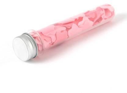 1319 Portable Hand Washing Bath Flower Shape Paper Soap Strips In Test Tube Bottle - Zidbik