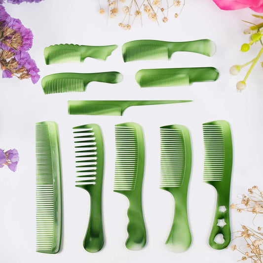 Multipurpose Hair Comb Set (10 Pc) - Zidbik