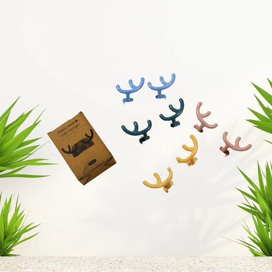 4725 Plastic Wall Hanger Hook Wall Adhesive Hook Premium Quality Wall Hook (Pack Of 4pc) - Zidbik