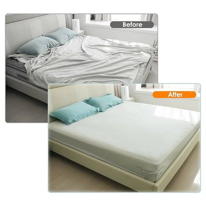 Plastic Bed Sheet Holders For Mattress (4 Pc Set) - Zidbik