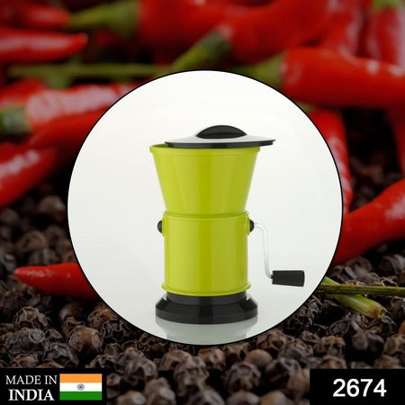 2674 Round Chilly Cutter And Grinder Tool With Effective Sharp Chopping And Cutting Blade System. - Zidbik