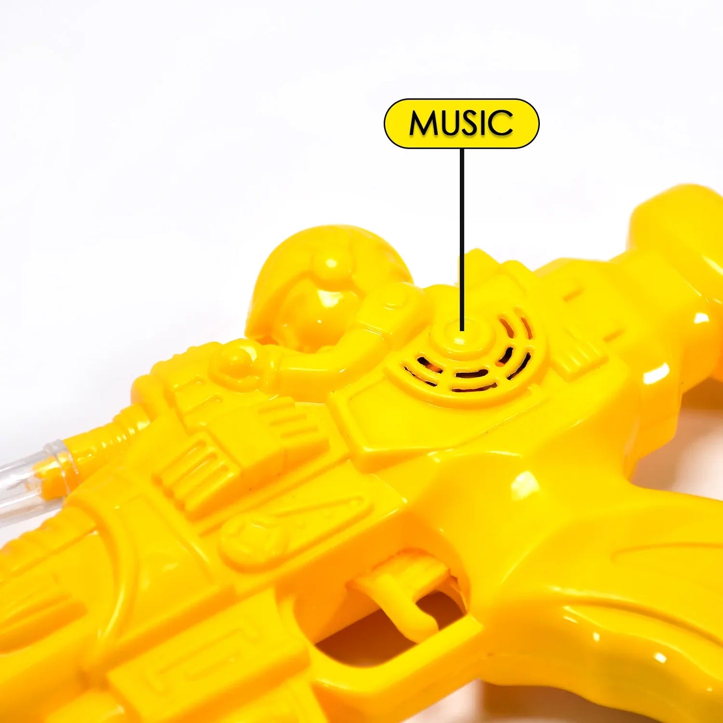 4412 Concept Musical Transparent Glow Gear Gun With Rainbow Light ( 1 Pcs ) - Zidbik