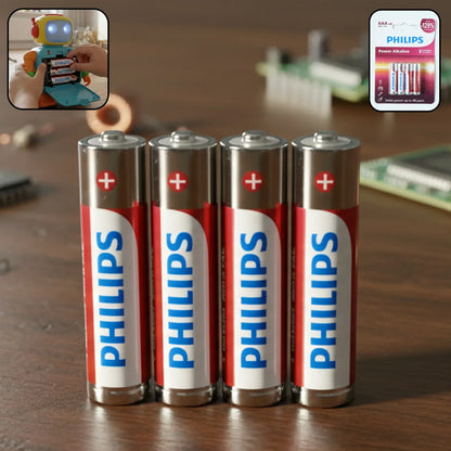 Aaa Alkaline Batteries 4 Piece Pack - Zidbik