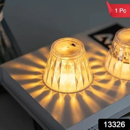 Cup Shape Crystal Table Lamp (1 Pc) - Zidbik