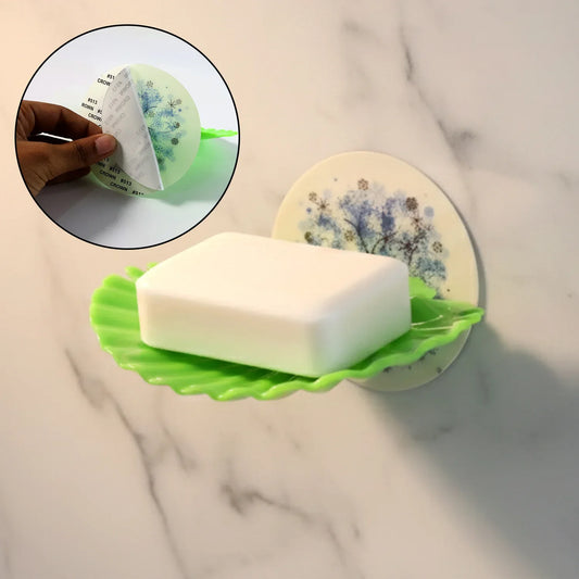 Premium Self-adhesive Wall-mounted Soap Holder Tray (1 Pc) - Zidbik