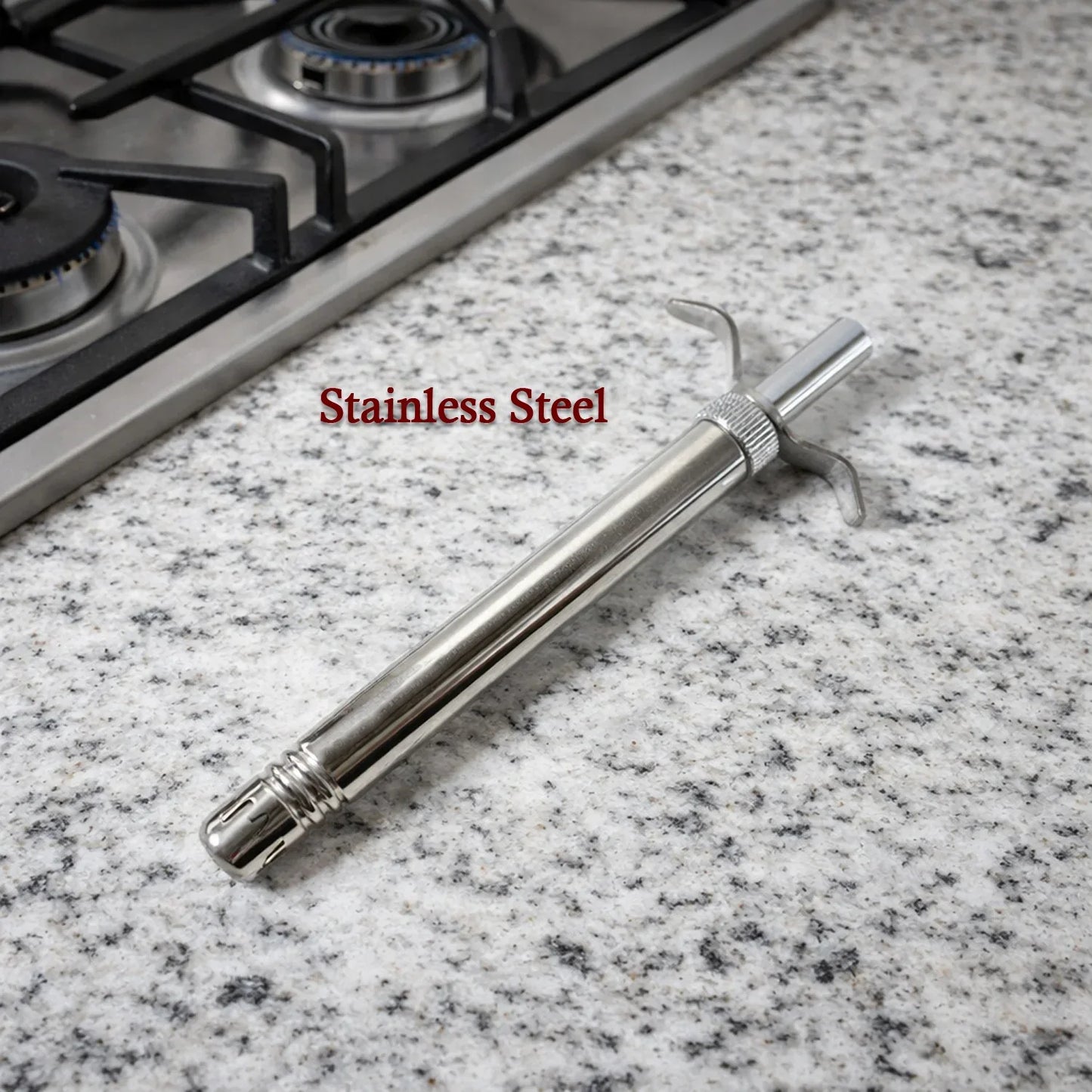 Manual Stainless-steel Gas Stove Spark Lighter (1 Pc) - Zidbik