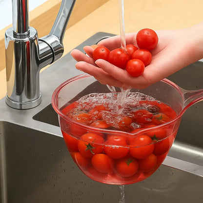 Multipurpose Kitchen Washing Straining Bowl (1100 Ml 1 Pc) - Zidbik