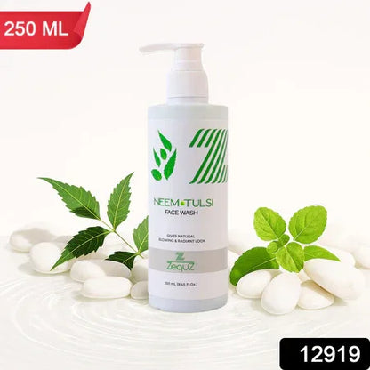 Zequz Neem Tulsi Face Wash - (1 Pc 250 Ml) - Zidbik