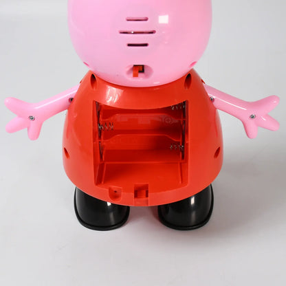 17926 Pig Children Play Toy Pretend Play Toy Fun Gift For Kids Movable Hands Legs Pig Pretend Play Toy Set For Kids Children With Soft Rubber Material (1 Pc Battery Not Included) - Zidbik