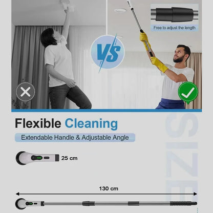 9-in-1 Electric Spin Scrubber - (1 Set) - Zidbik