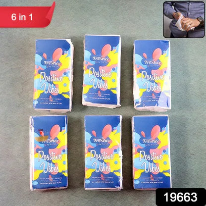 Premium 6-in-1 Soft Pocket Tissue Pack (60 Sheet) - Zidbik