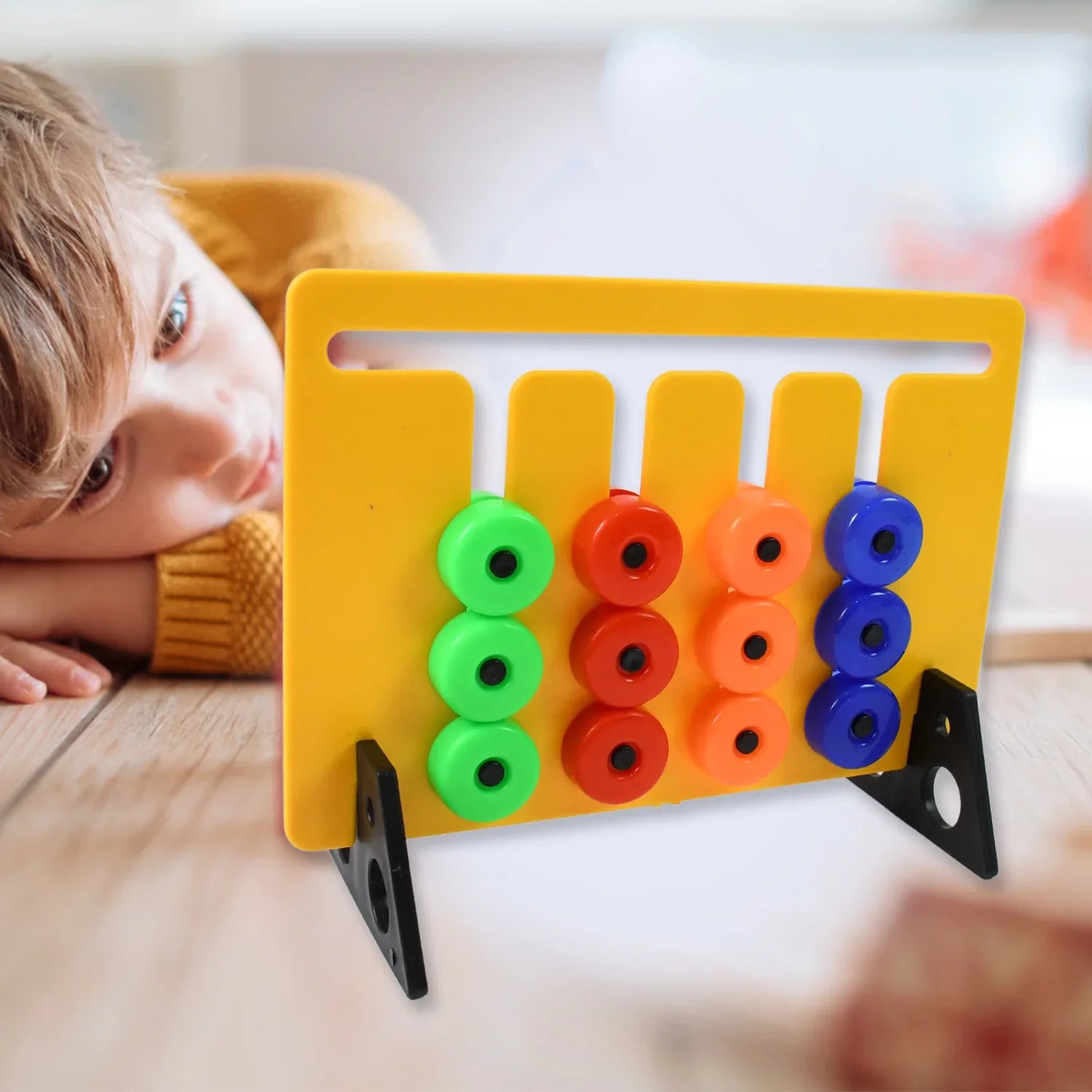 Montessori Slide Puzzles Toys For Kids (36 Challenges 1 Set) - Zidbik