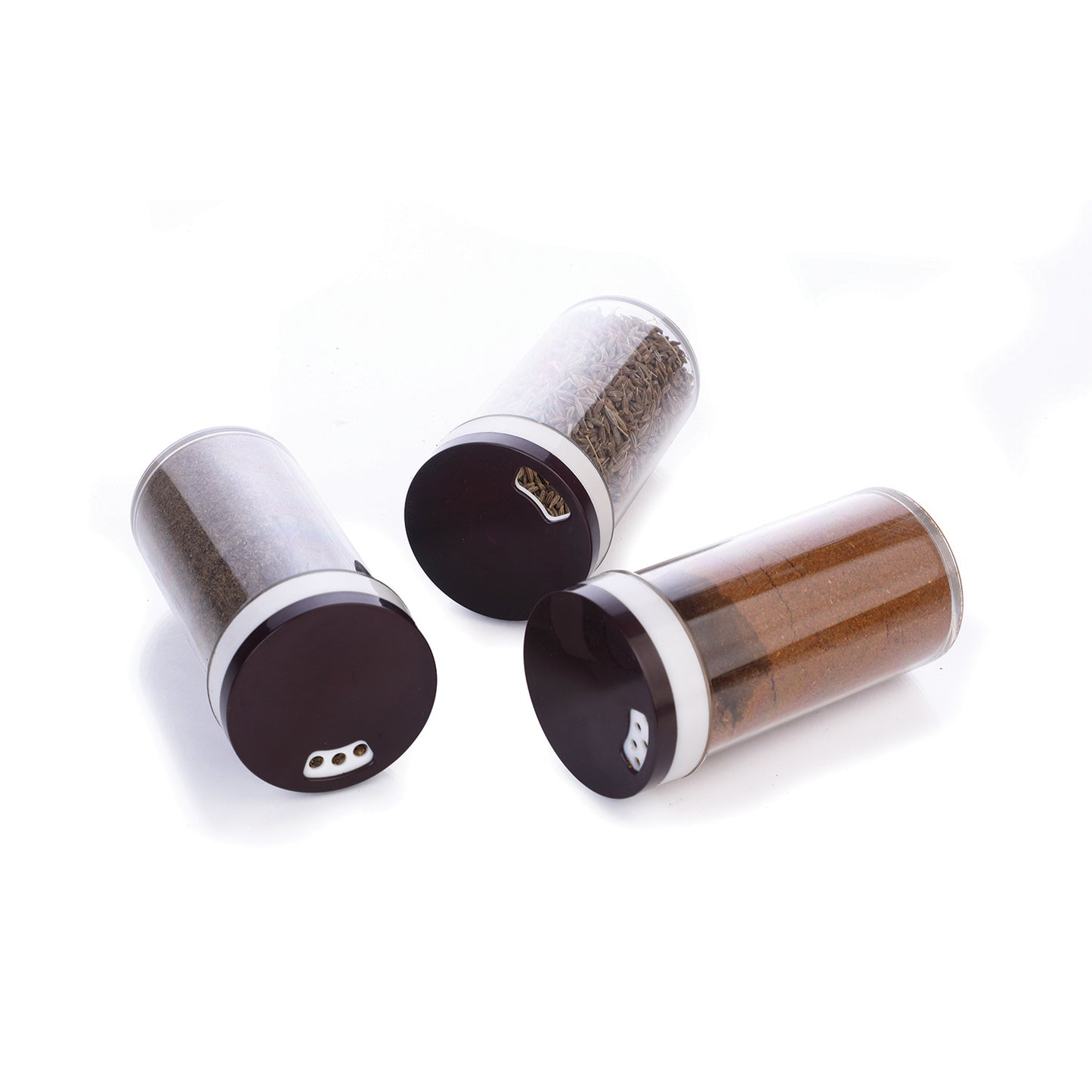 8119 Ganesh Multipurpose Revolving Spice Rack With 16 Pcs Dispenser Each 100 Ml Plastic Spice Abs Material 1 Piece Spice Set 1 Piece Spice Set  (Plastic) - Zidbik