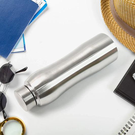 Stainless Steel Double Wall Vacuum-insulated Drink Water Bottle (1000 Ml Approx) - Zidbik