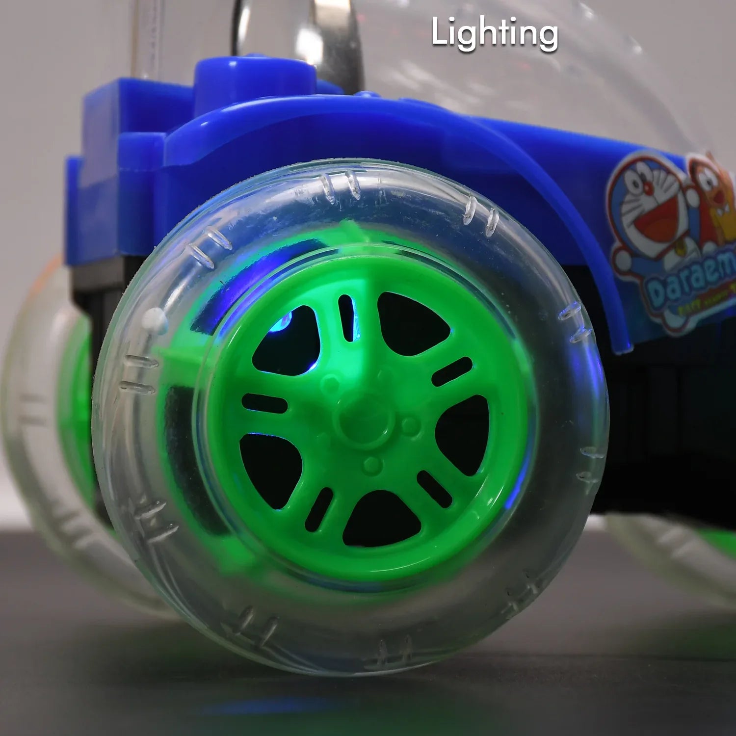4482 Rechargeable 360 Degree Stunt Rolling Remote Control Car With Colourful 3d Lights And Music For Kids - Zidbik