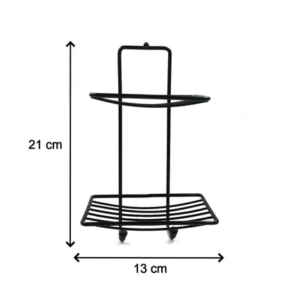1725 2 Layer Ss Soap Rack Used In All Kinds Of Places Household And Bathroom Purposes For Holding Soaps. - Zidbik
