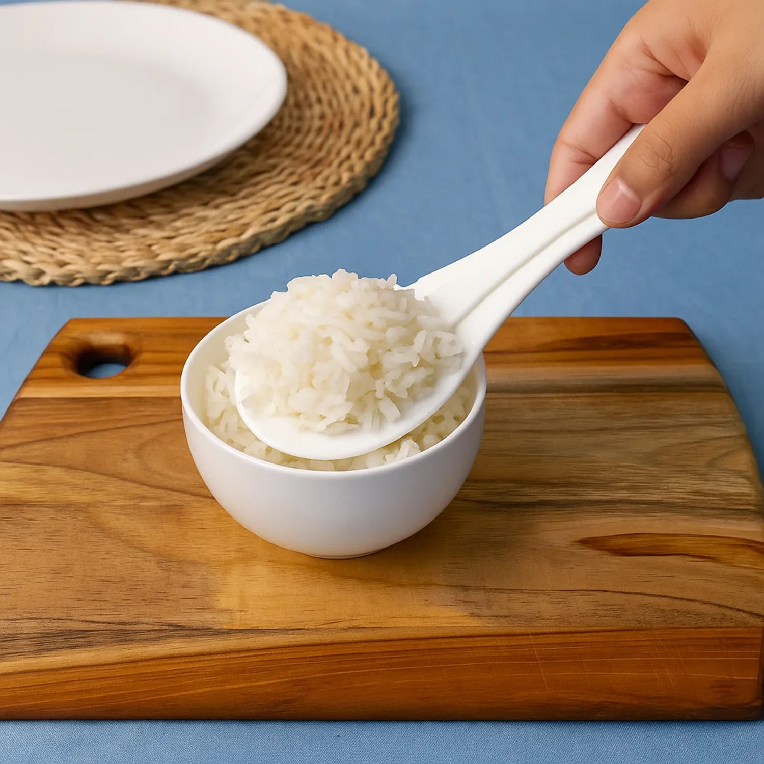 Plastic Non-stick Rice Serving Paddle (1 Pc) - Zidbik
