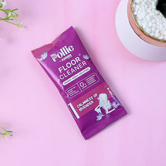 Pollic Kadam Concentrated Floor Cleaner Sachet Lavender Fragrance (50 Gm) - Zidbik