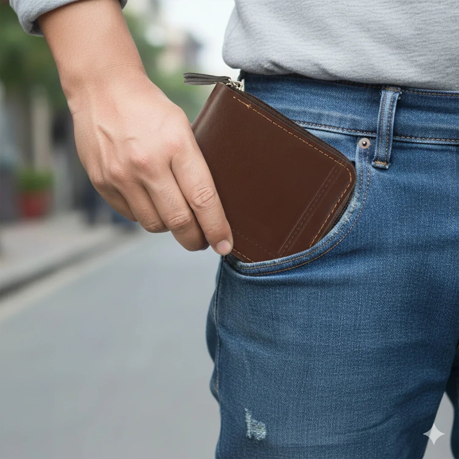 Premium Zip-around Card Holder Wallet (1 Pc) - Zidbik