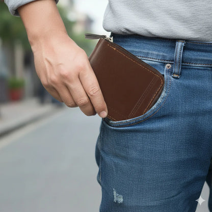 Premium Zip-around Card Holder Wallet (1 Pc) - Zidbik
