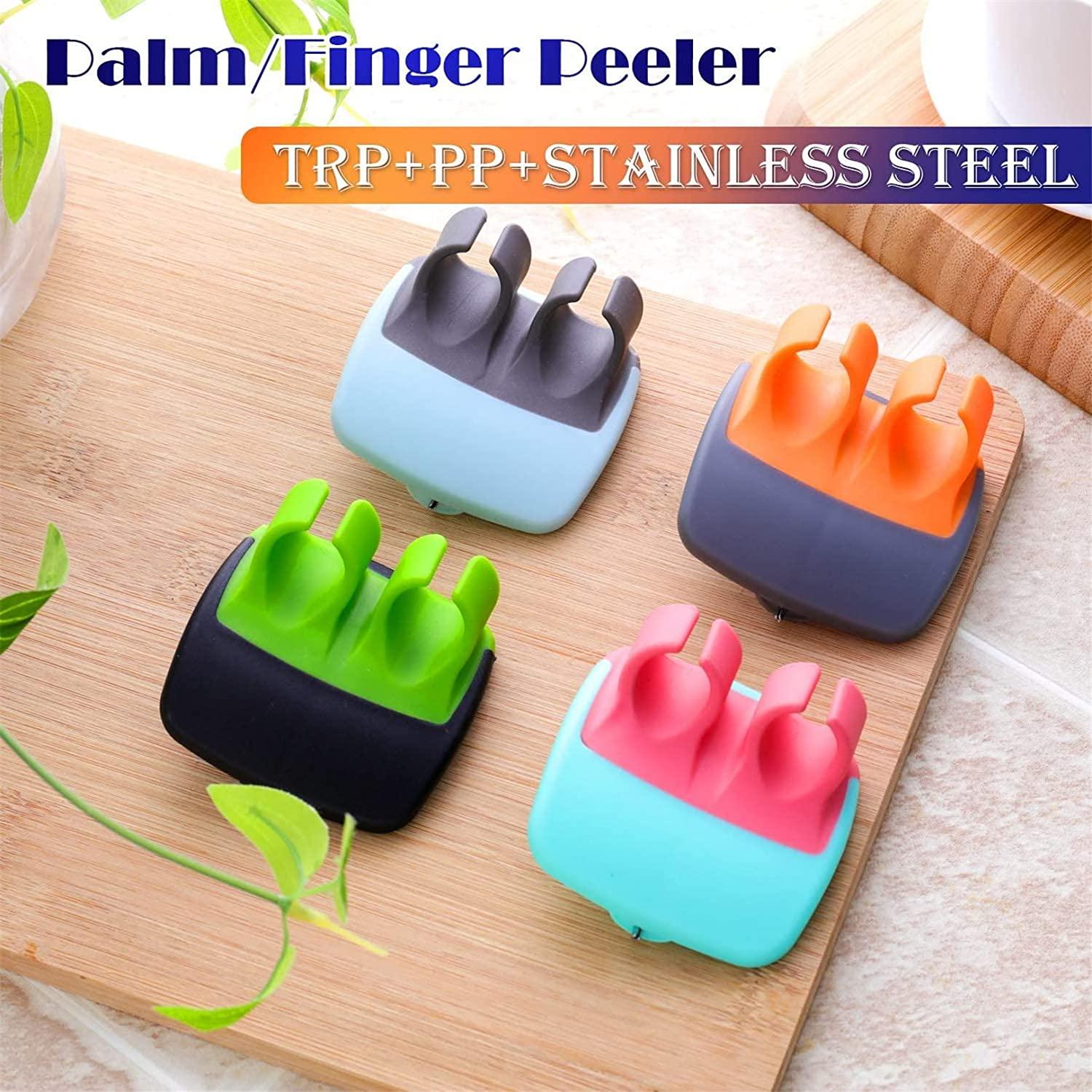 2262 Hand Palm Peeler Fruit Hand Vegetable Peeler Potato With Rubber Finger Grip Kitchen Cooking Tool Cucumber - Zidbik
