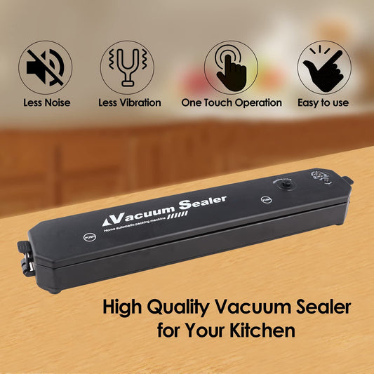 Vacuum Sealer Machine With 10 Pcs Bag (1 Set) - Zidbik
