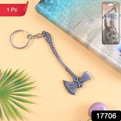 Premium Metal Axe Keychain (1 Pc) - Zidbik